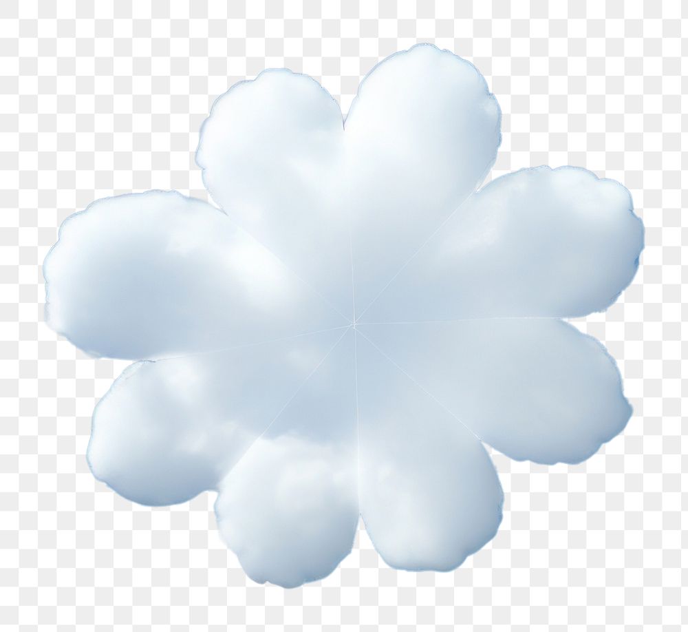 PNG  Cloud shaped like a clover leaf sky outdoors nature.
