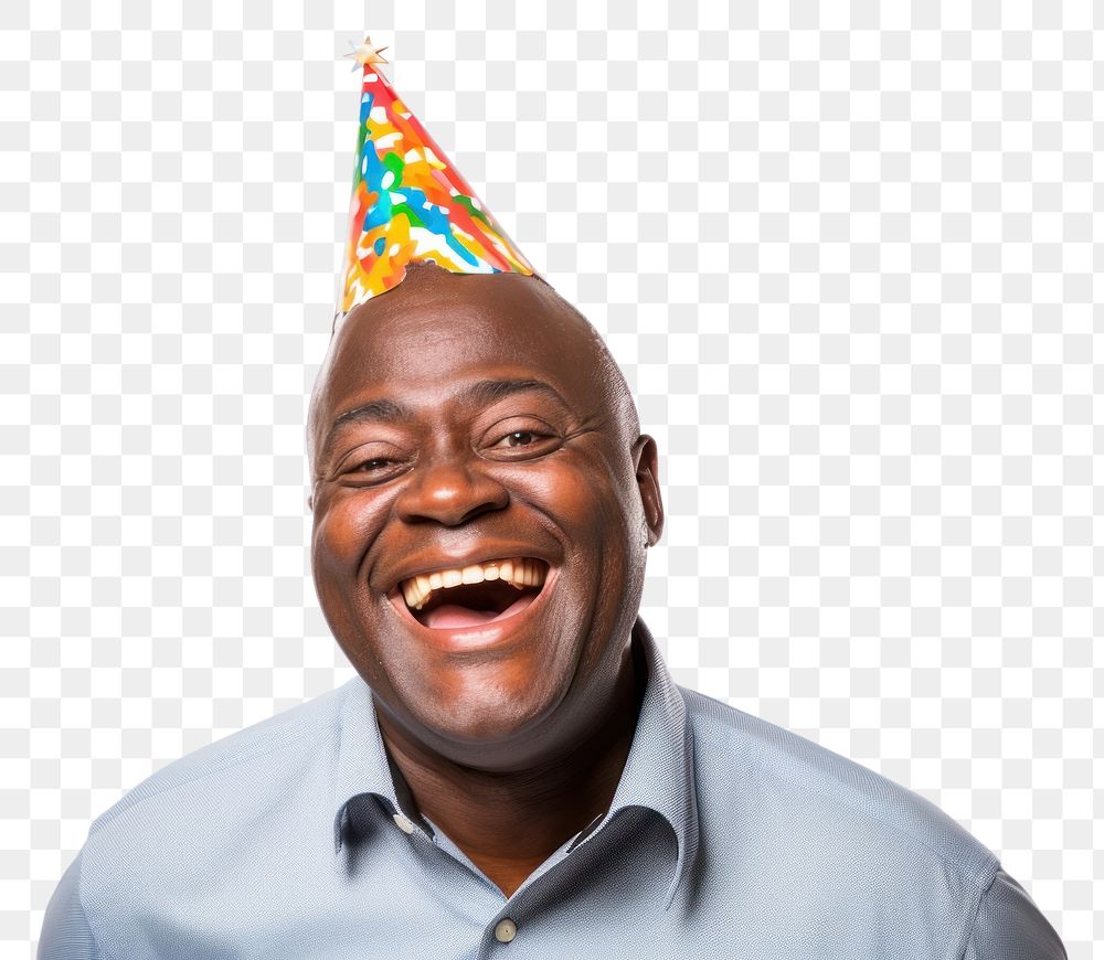 PNG Celebrating birthday adult party smile.