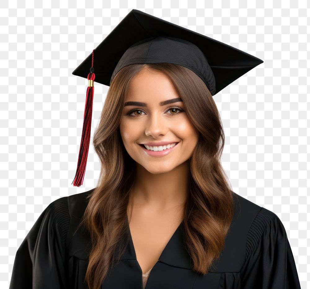 PNG  Young university graduate Argentinian woman graduation student adult. AI generated Image by rawpixel.