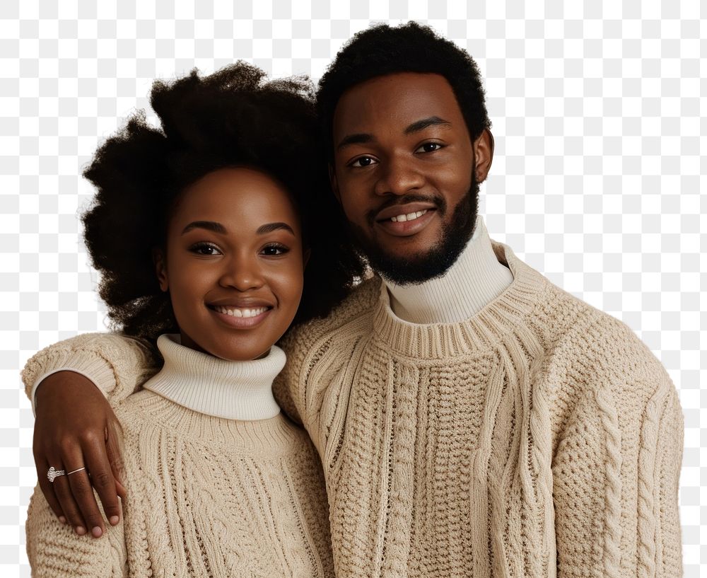 PNG Sweater portrait photo togetherness.