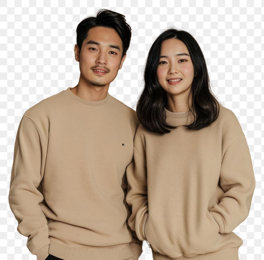 PNG Sweater adult woman togetherness.