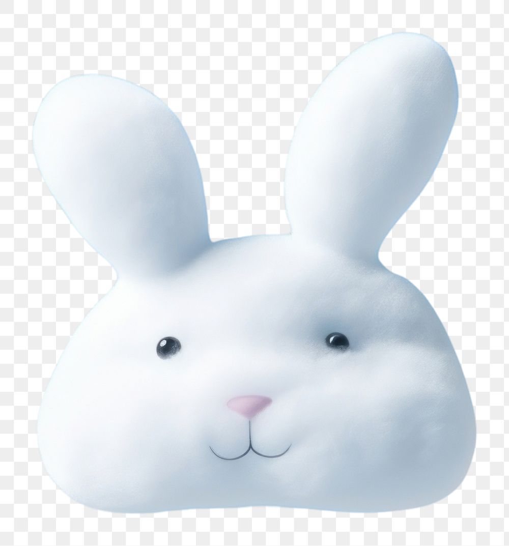 PNG  Rabbit shaped is a cloud outdoors animal mammal.