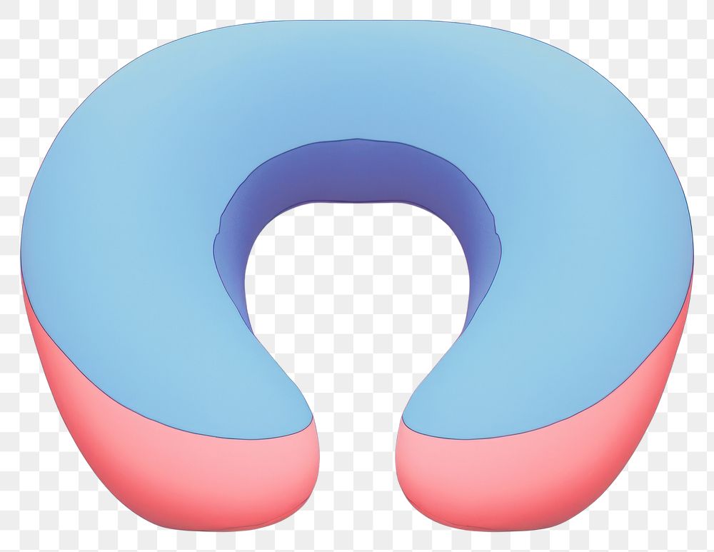 PNG Neck pillow white background confectionery moustache.