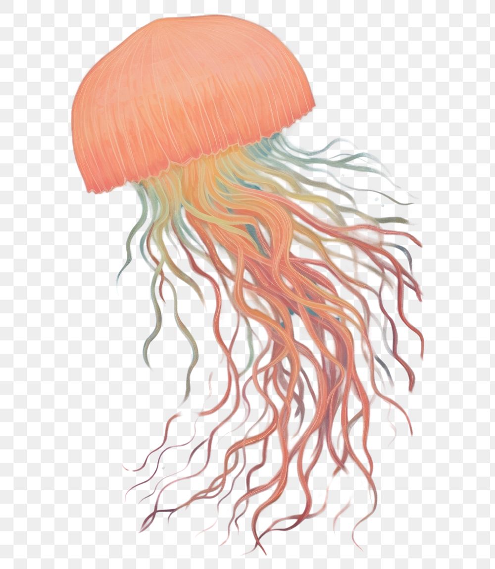PNG  A jellyfish invertebrate underwater cephalopod.