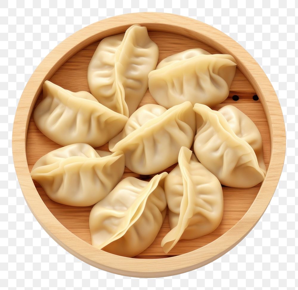 PNG Chinese dumplings food white background xiaolongbao.