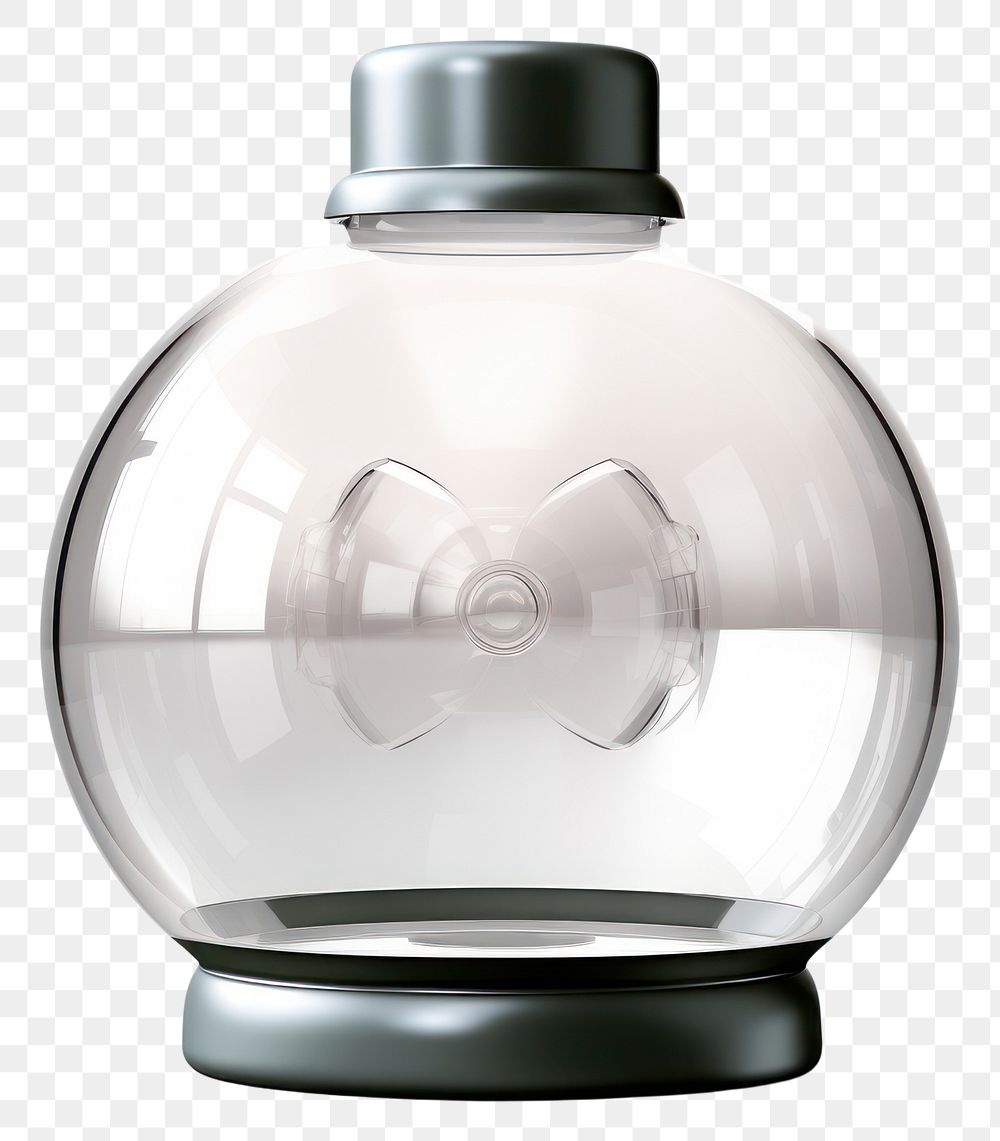 PNG 3d transparent glass style of bomb icon bottle white background drinkware.