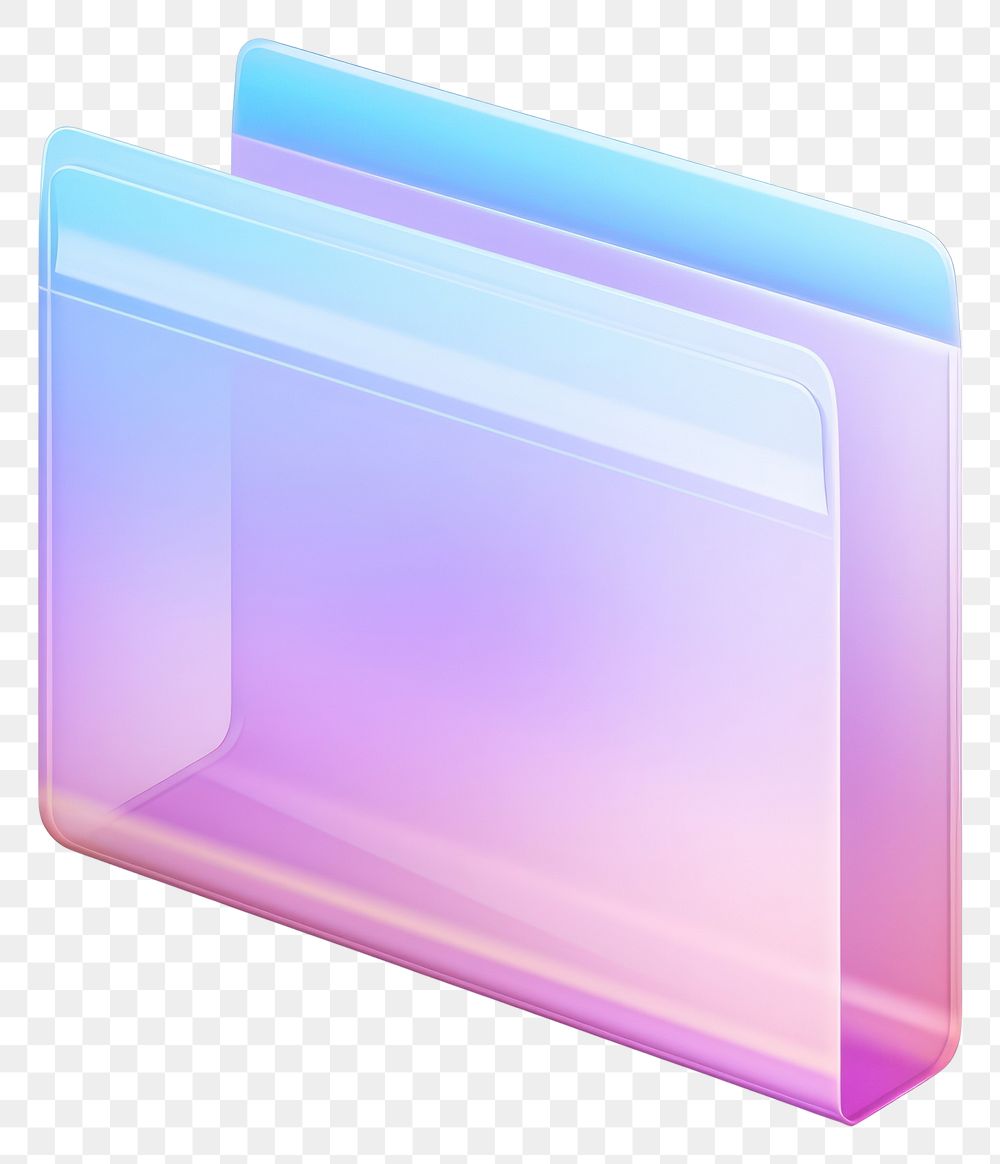PNG 3d transparent glass style of folder icon white background technology multimedia.