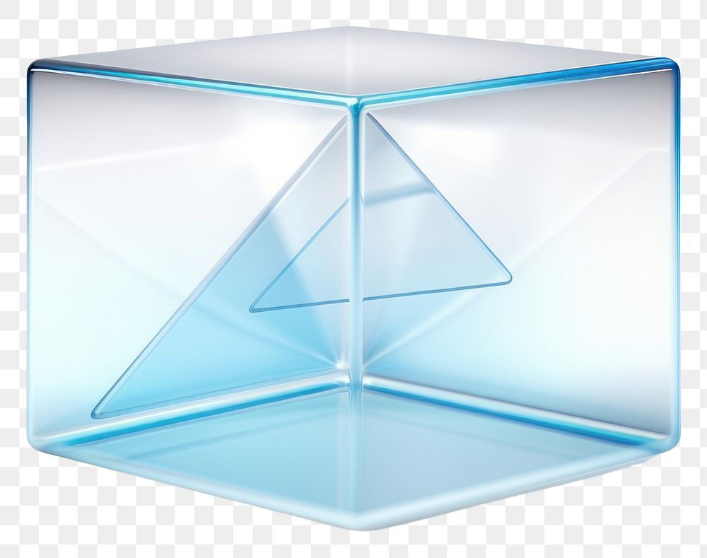 PNG 3d transparent glass style of mail icon white background simplicity furniture.