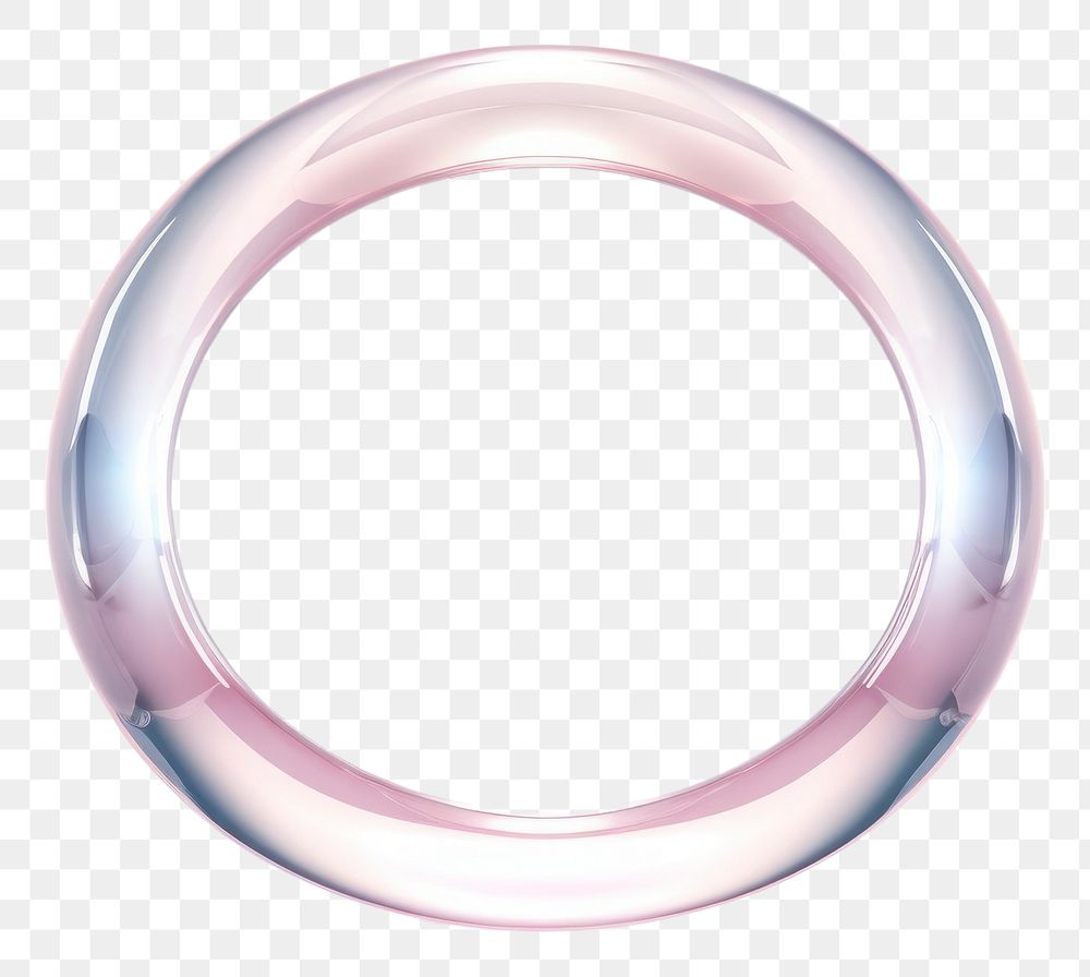 PNG 3d transparent glass style of ring jewelry white background accessories.