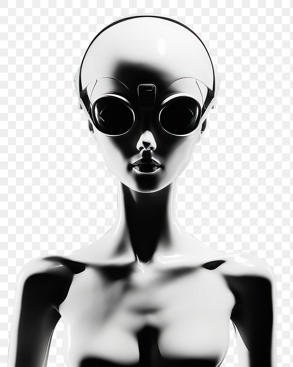 PNG An alien black representation technology.