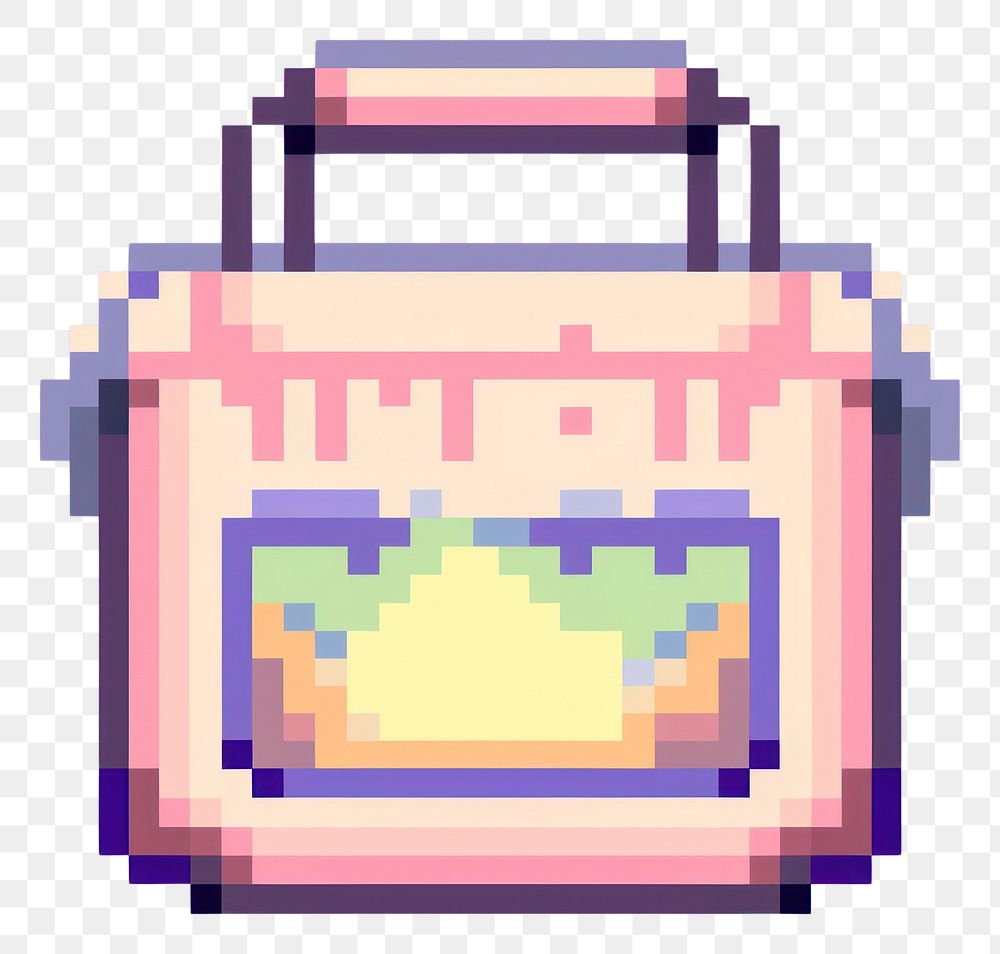 PNG Bag pixelated container dynamite.