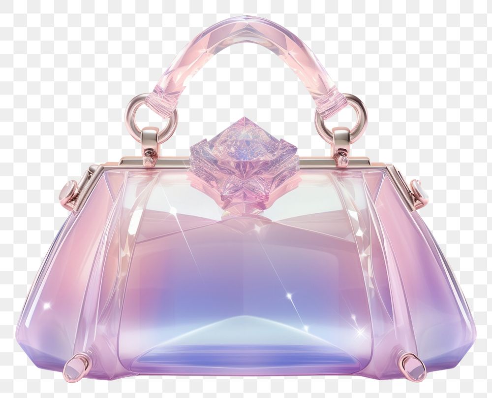 PNG Crystal bag handbag perfume purse.