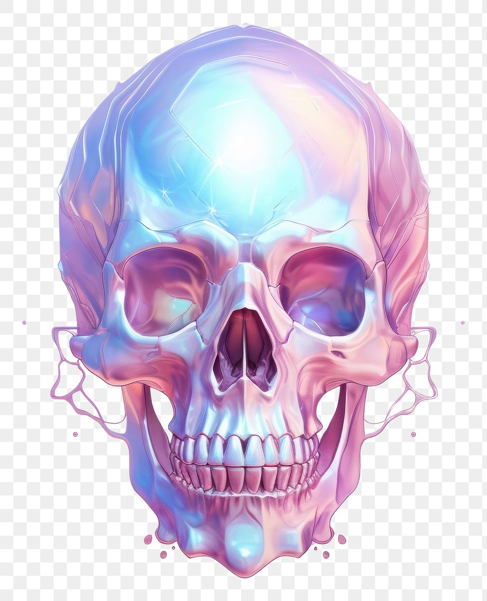 PNG A skull drawing purple sketch.