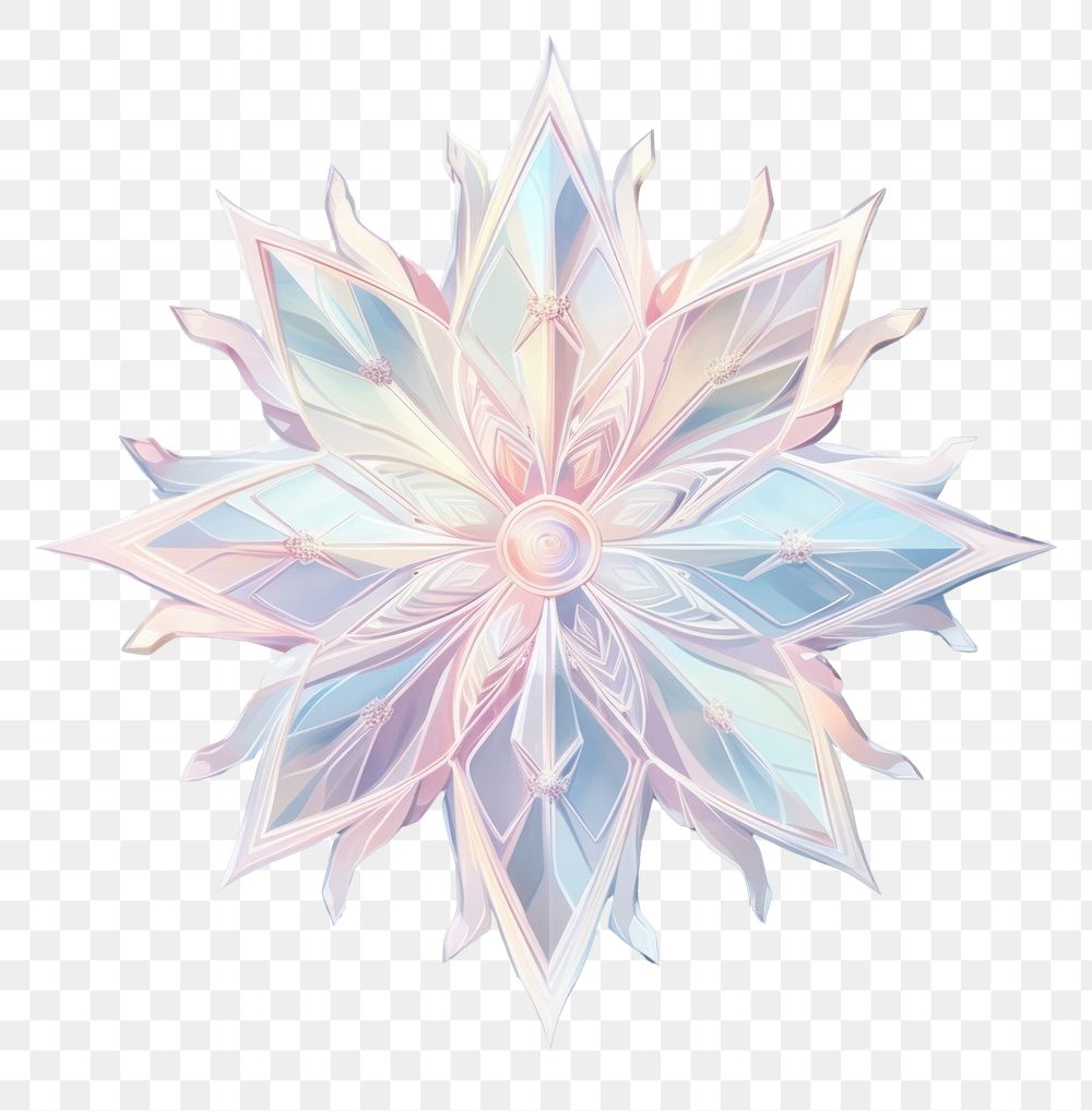PNG A snowflake pattern art creativity.