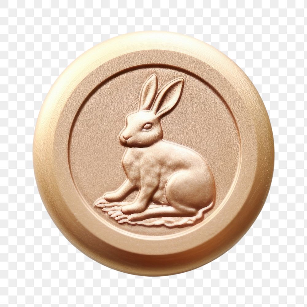 PNG Bunny circle shape representation.