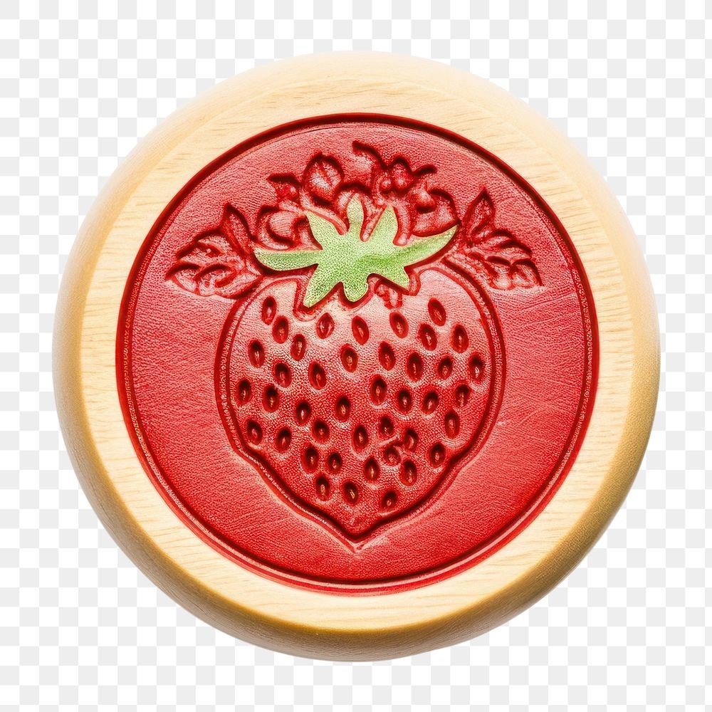 PNG Strawberry Seal Wax Stamp strawberry plant food.