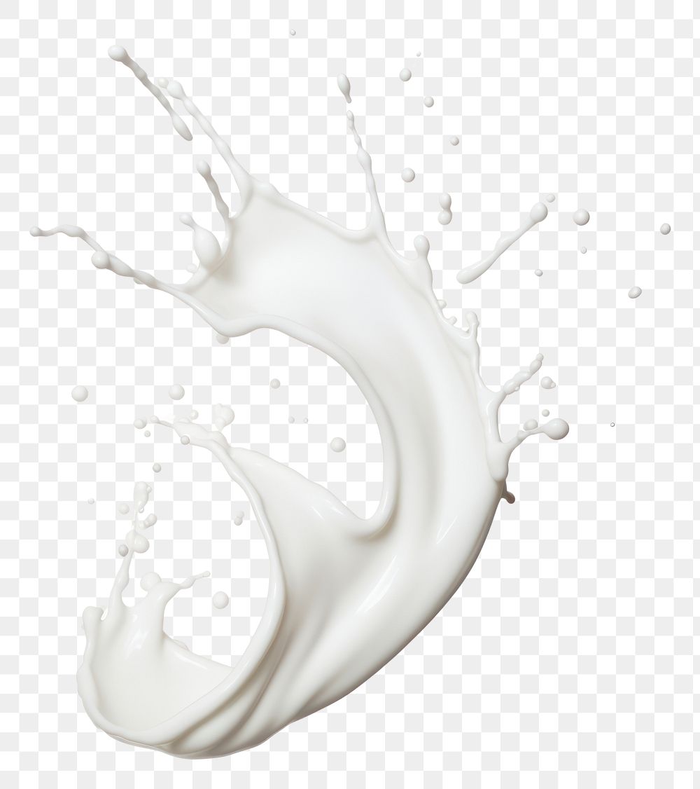 PNG  A milk splash white white background splattered