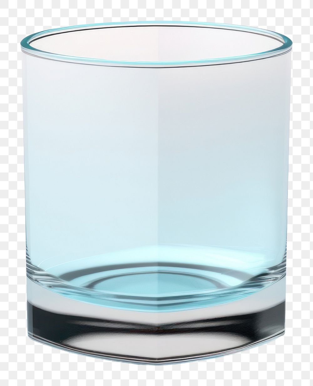 PNG Glass transparent cylinder vase.