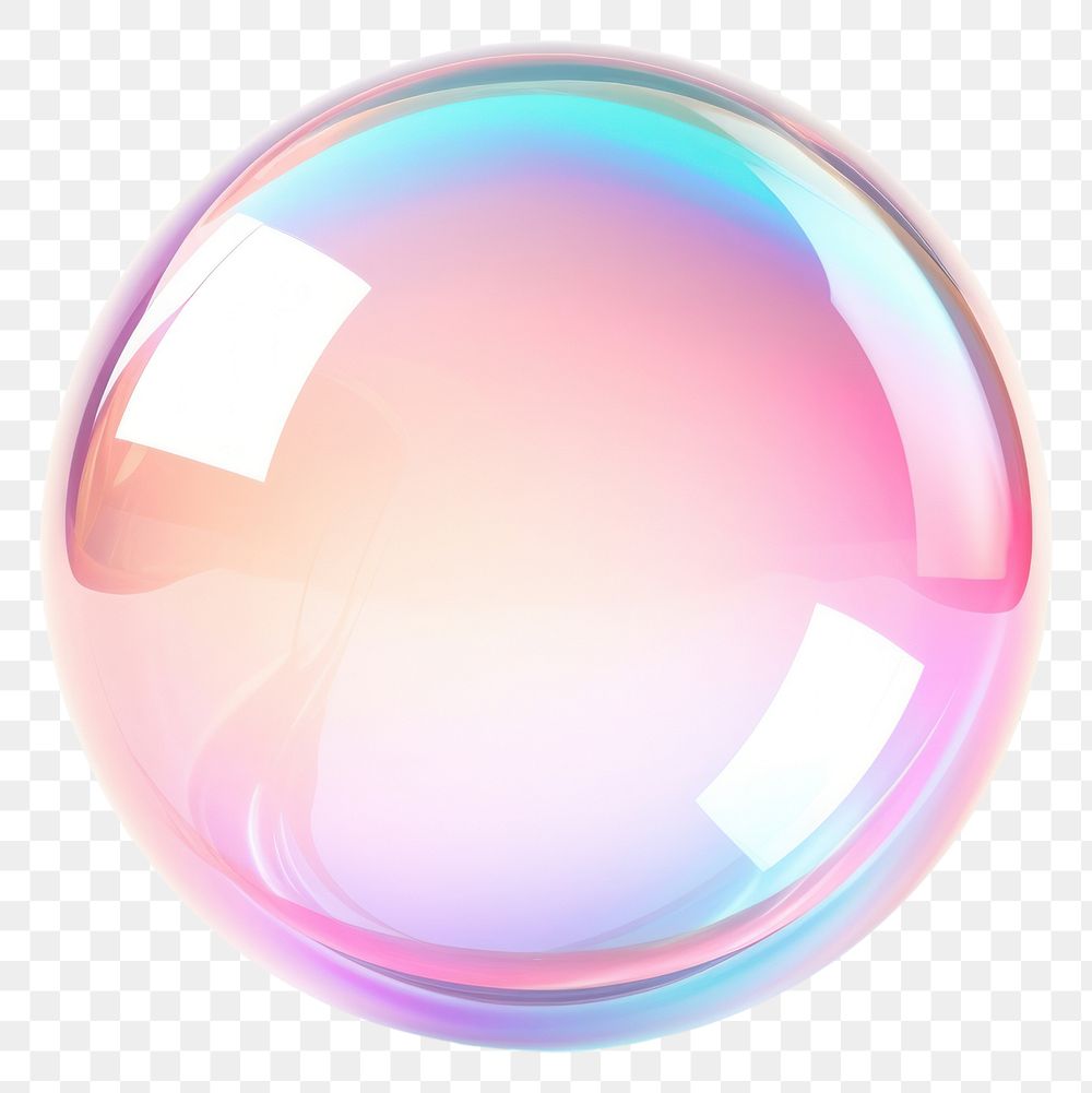 PNG Bubble sphere white background lightweight