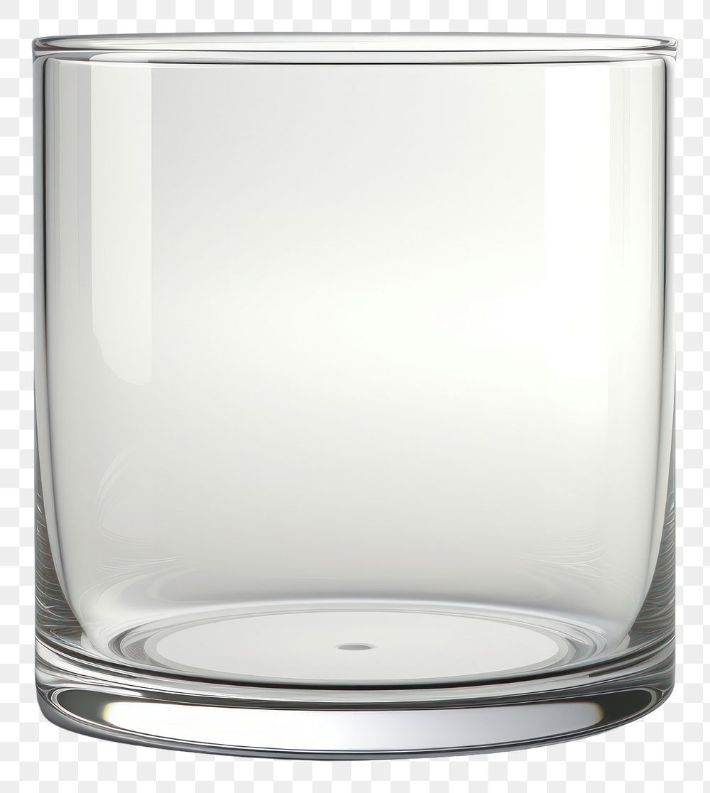 PNG Cylinder glass transparent vase.