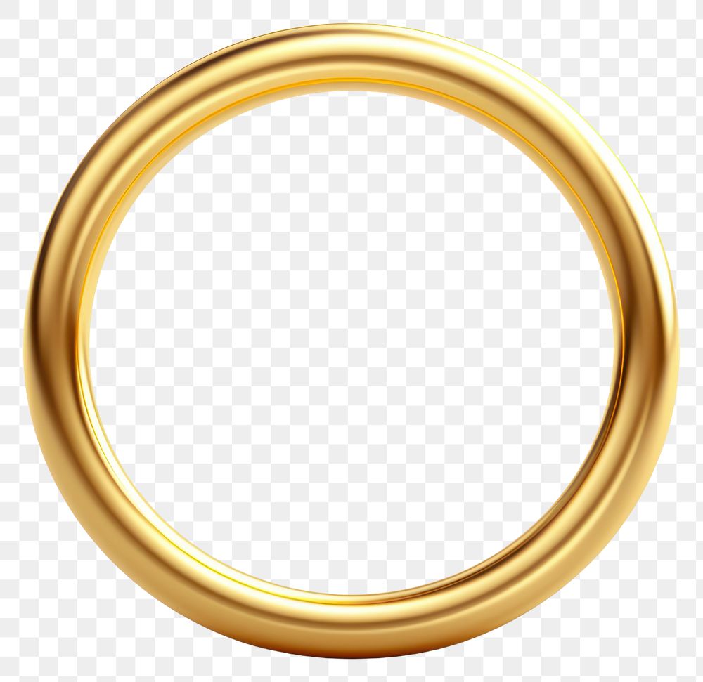 PNG Circle gold jewelry locket.