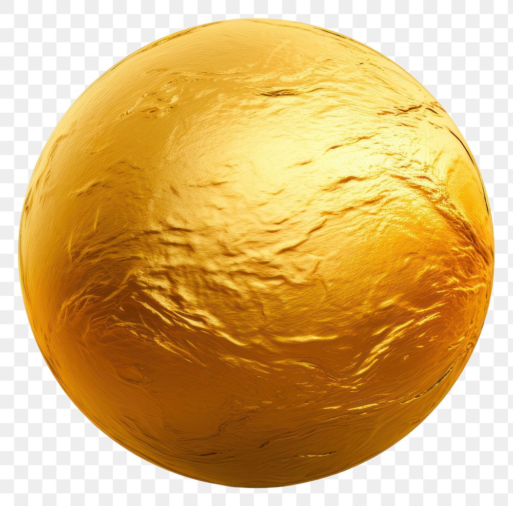PNG Planet sphere gold egg.