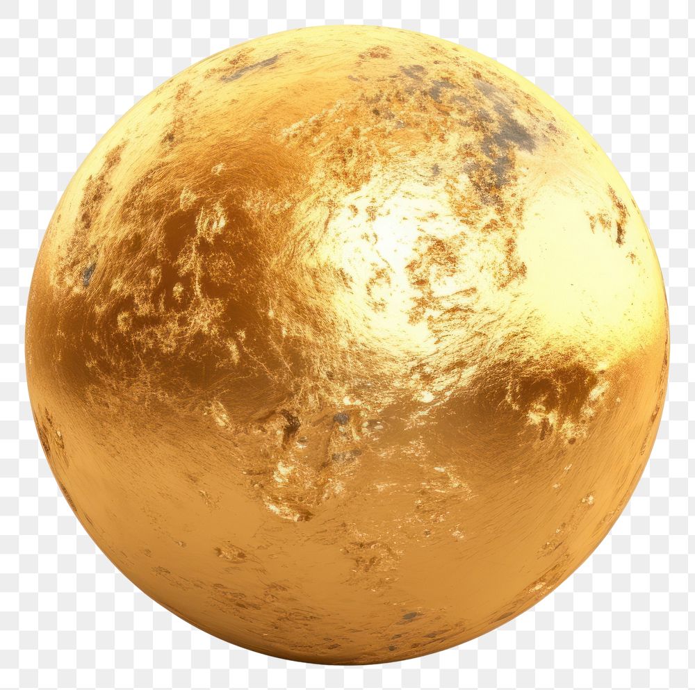 PNG Planet gold space white background.