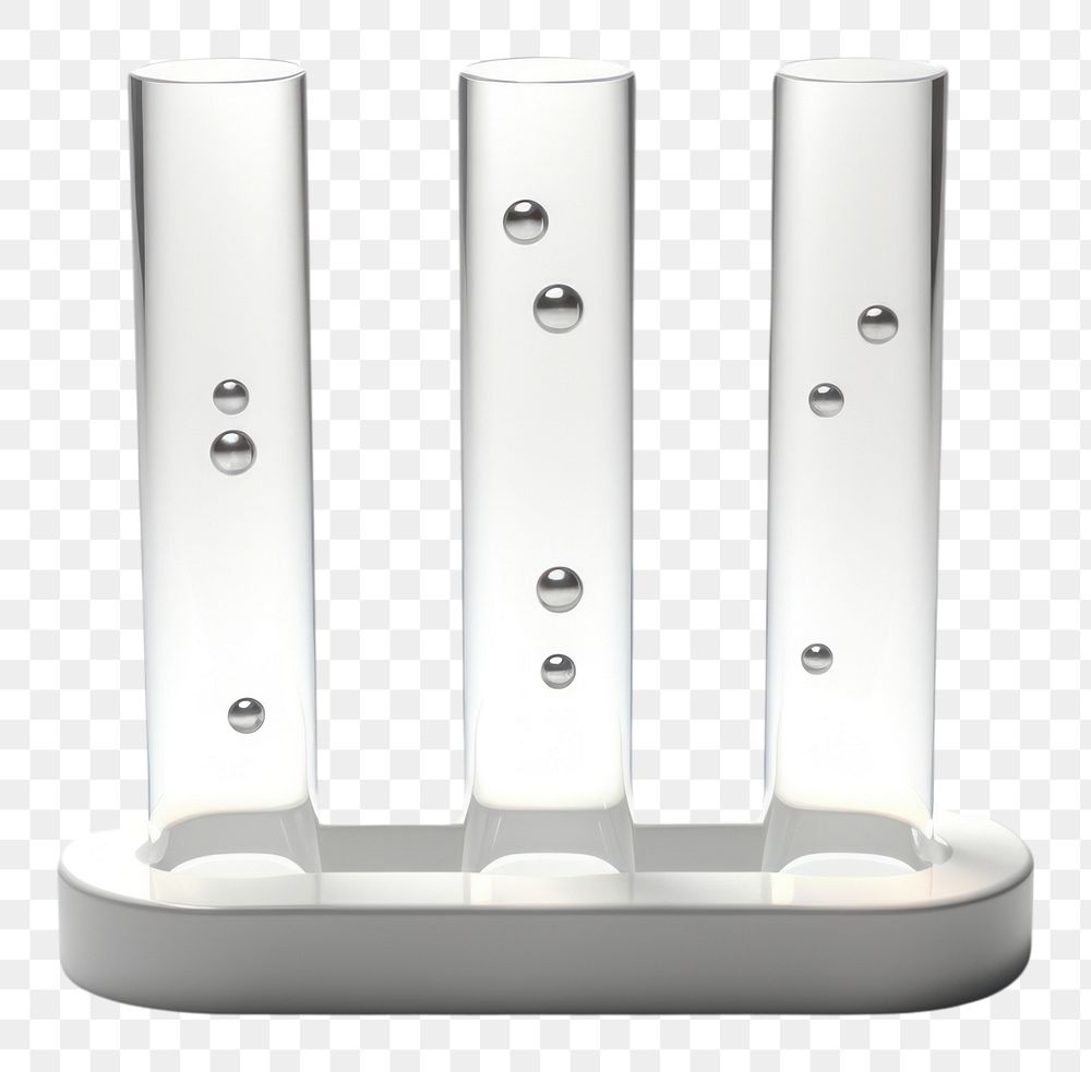 PNG Test tube glass transparent white background.