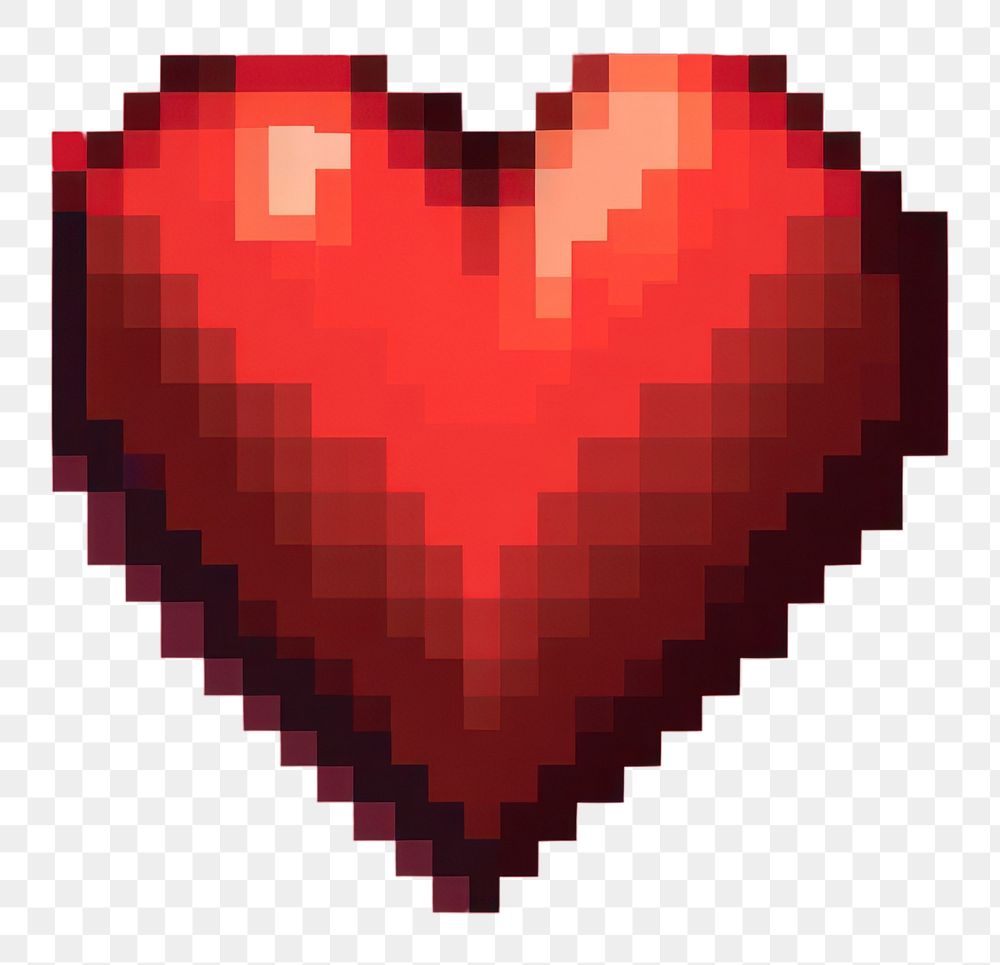 PNG Heart pixelated dynamite weaponry.