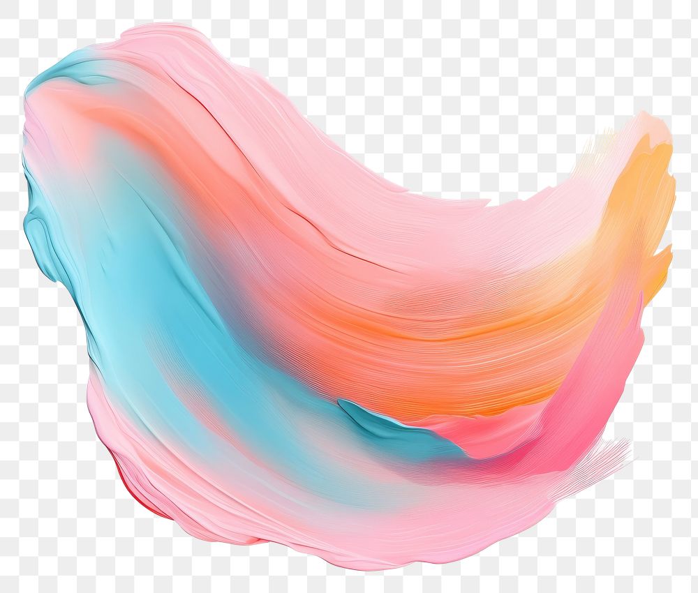 PNG Abstract pastel painting petal white background.