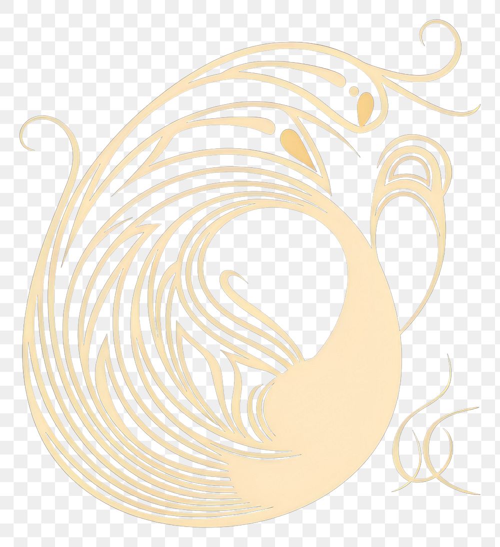 PNG Peacock logo art pattern.