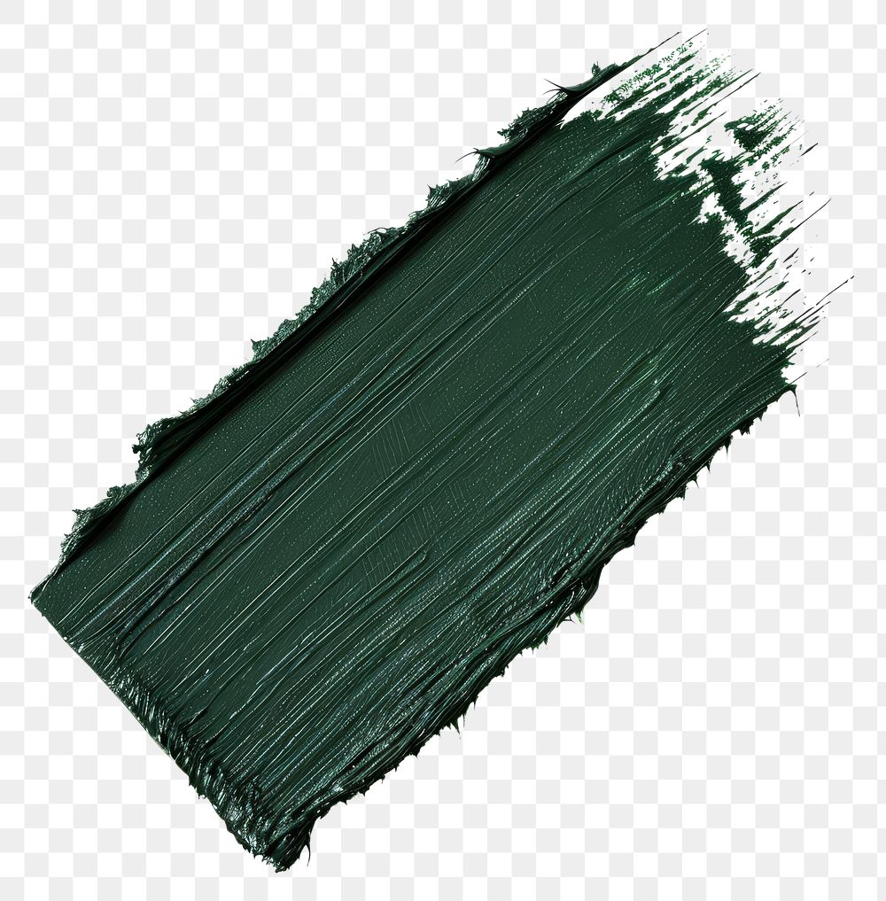 PNG Dark green flat paint brush backgrounds white background absence.