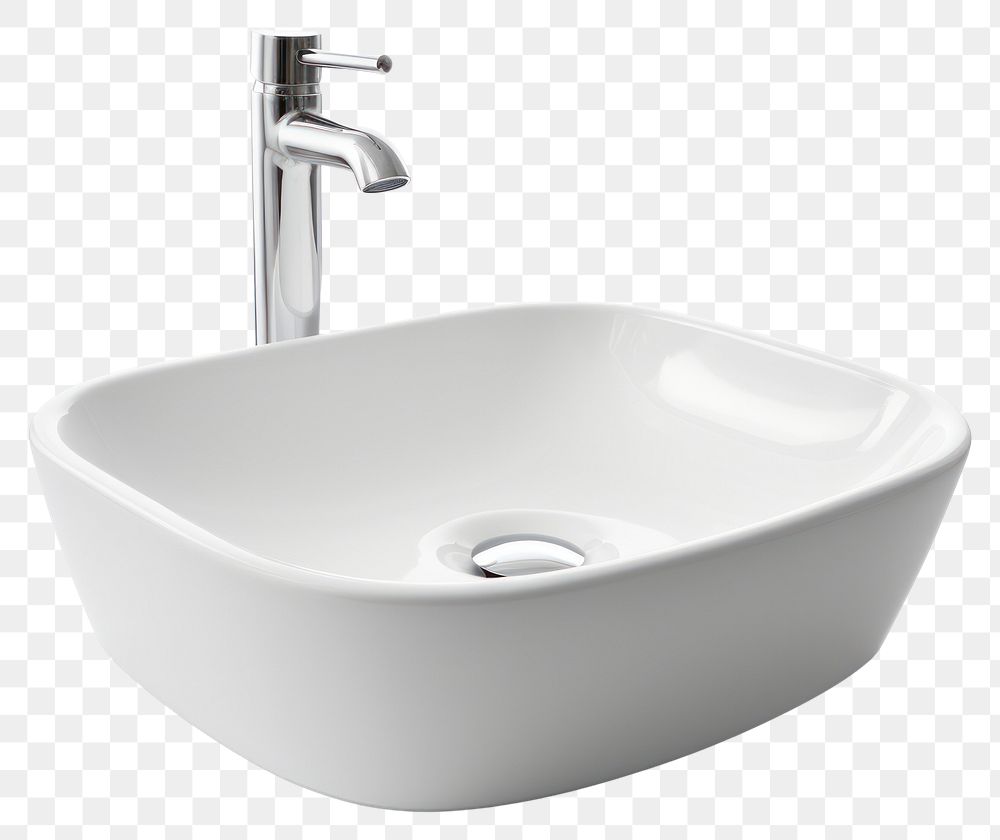 PNG Washbasin white sink white background