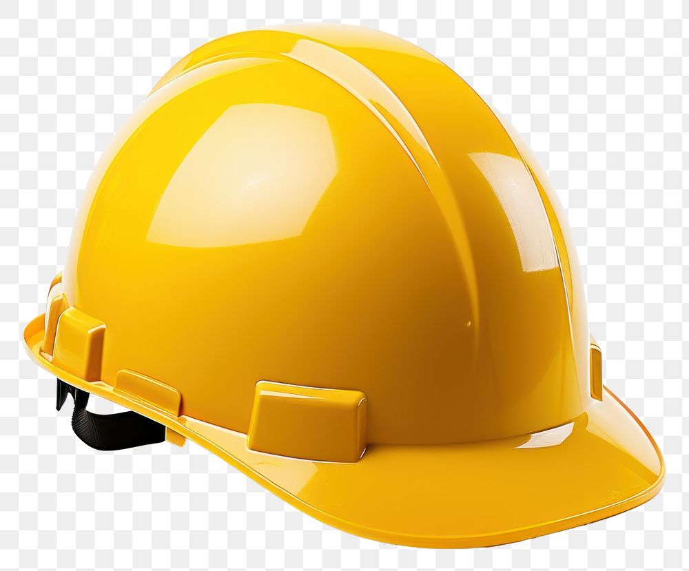 PNG Construction hard hat hardhat helmet yellow.