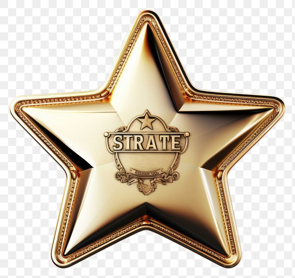 PNG Sheriff star badge white background accessories accessory.