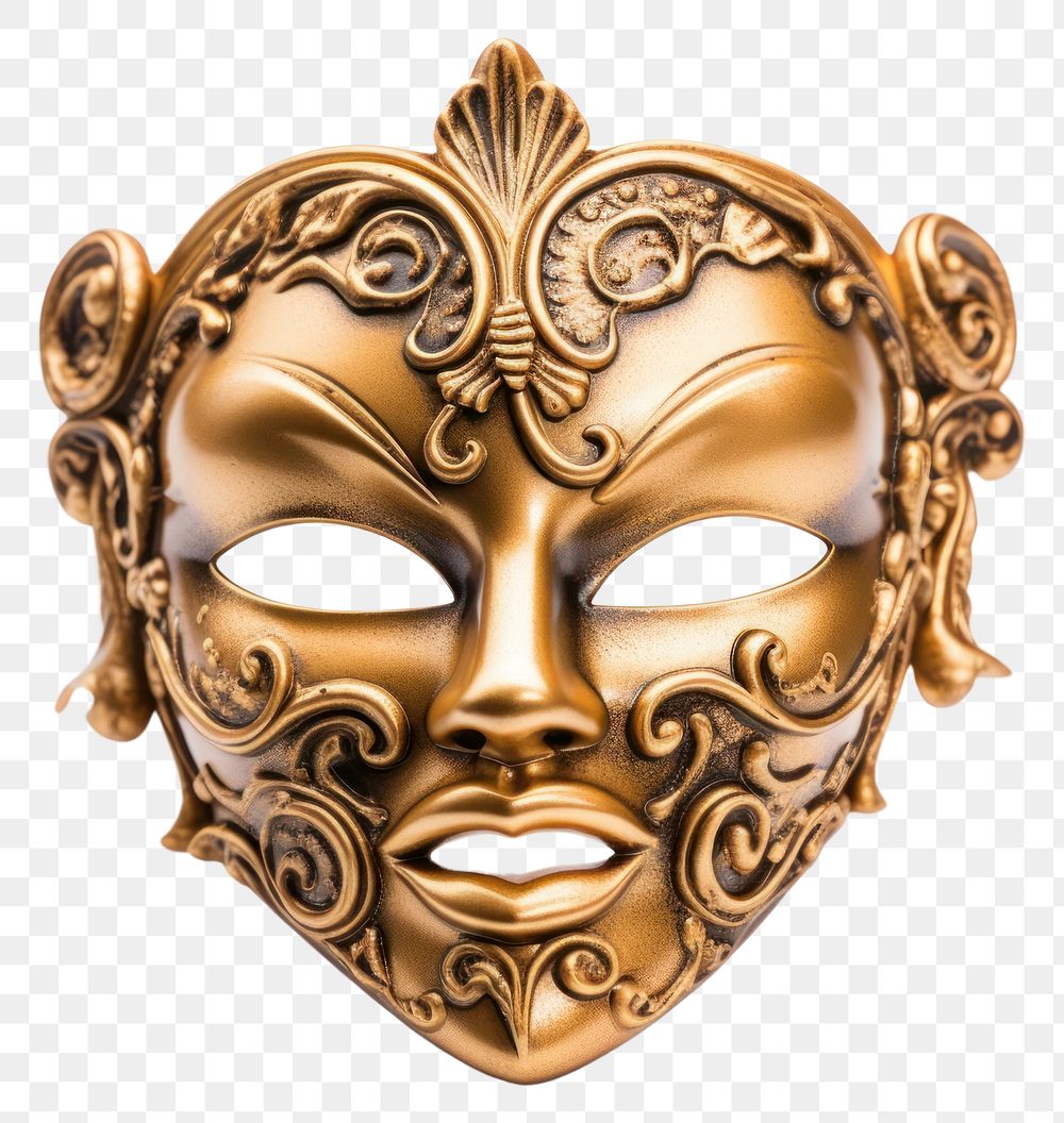 PNG Theatre mask jewelry white background representation.