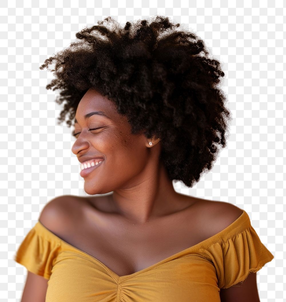 PNG Pregnant black woman smiling adult smile.