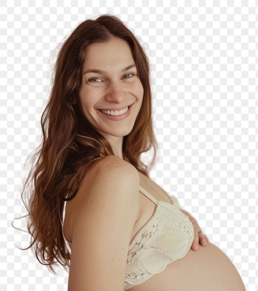 PNG Pregnant caucasian woman photography portrait smiling.