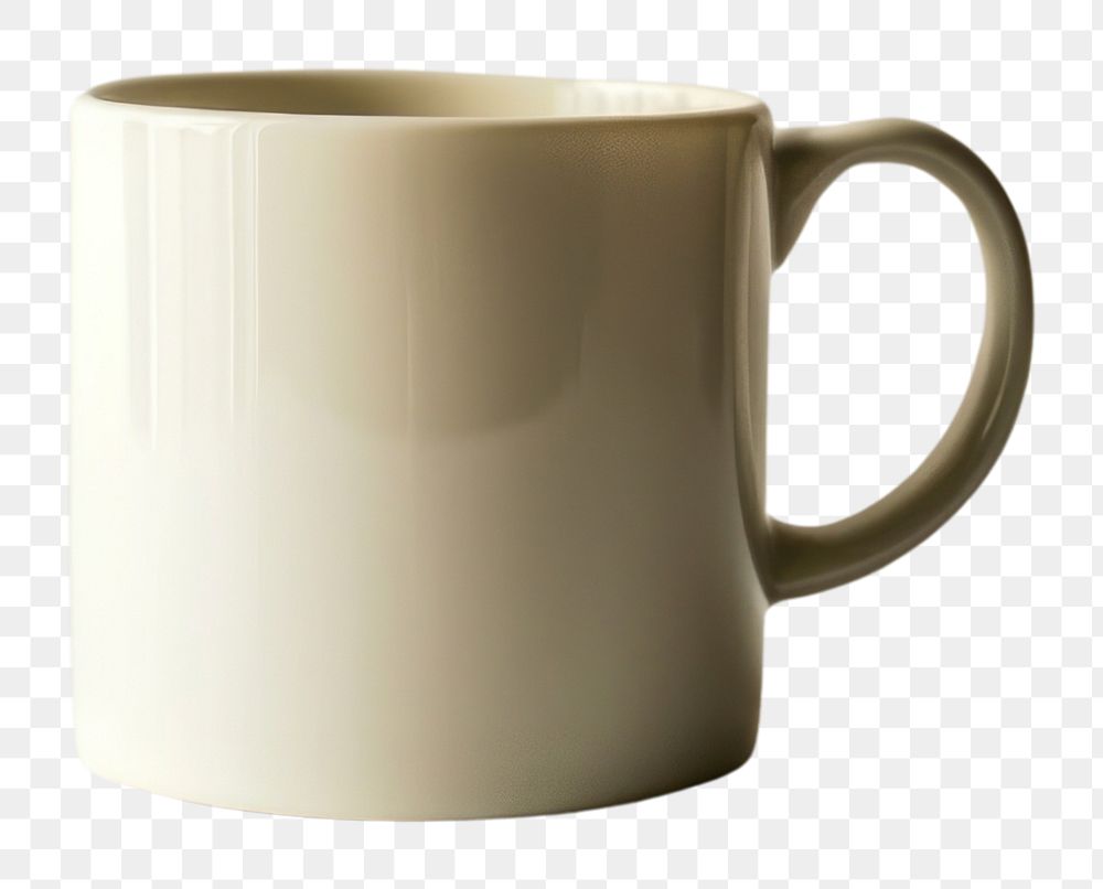 PNG White mug porcelain coffee drink.