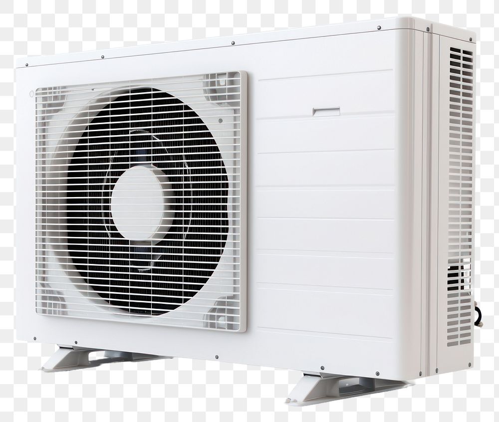 PNG Air conditioning outdoor unit white background architecture loudspeaker