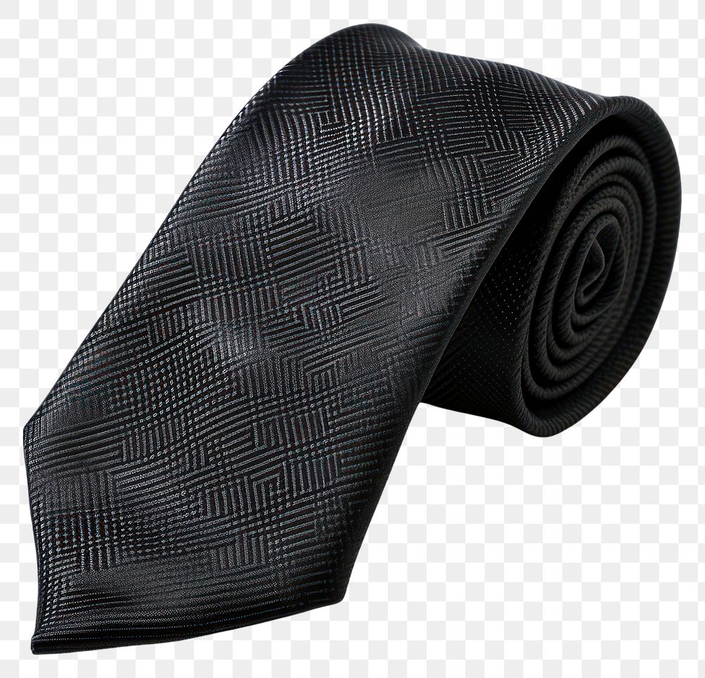 PNG Black business neck tie necktie white background accessories.
