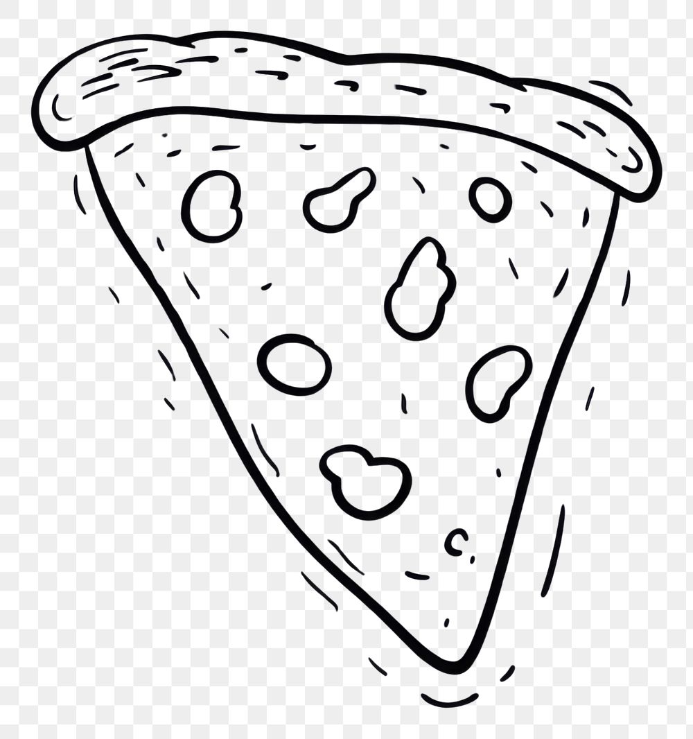 PNG Pizza sketch food line. Free PNG rawpixel