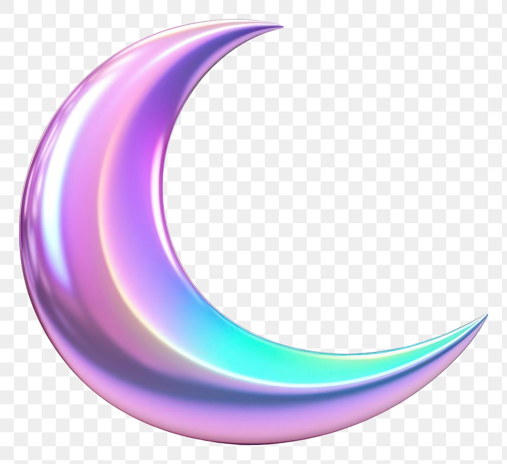PNG Cute crescent moon nature night white background.