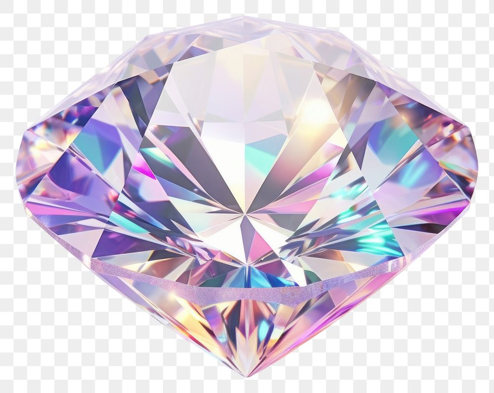 PNG Cute diamond gemstone crystal jewelry.