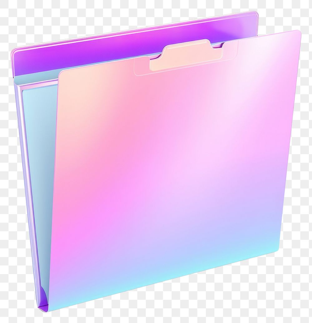 PNG Cute folder file white background rectangle.