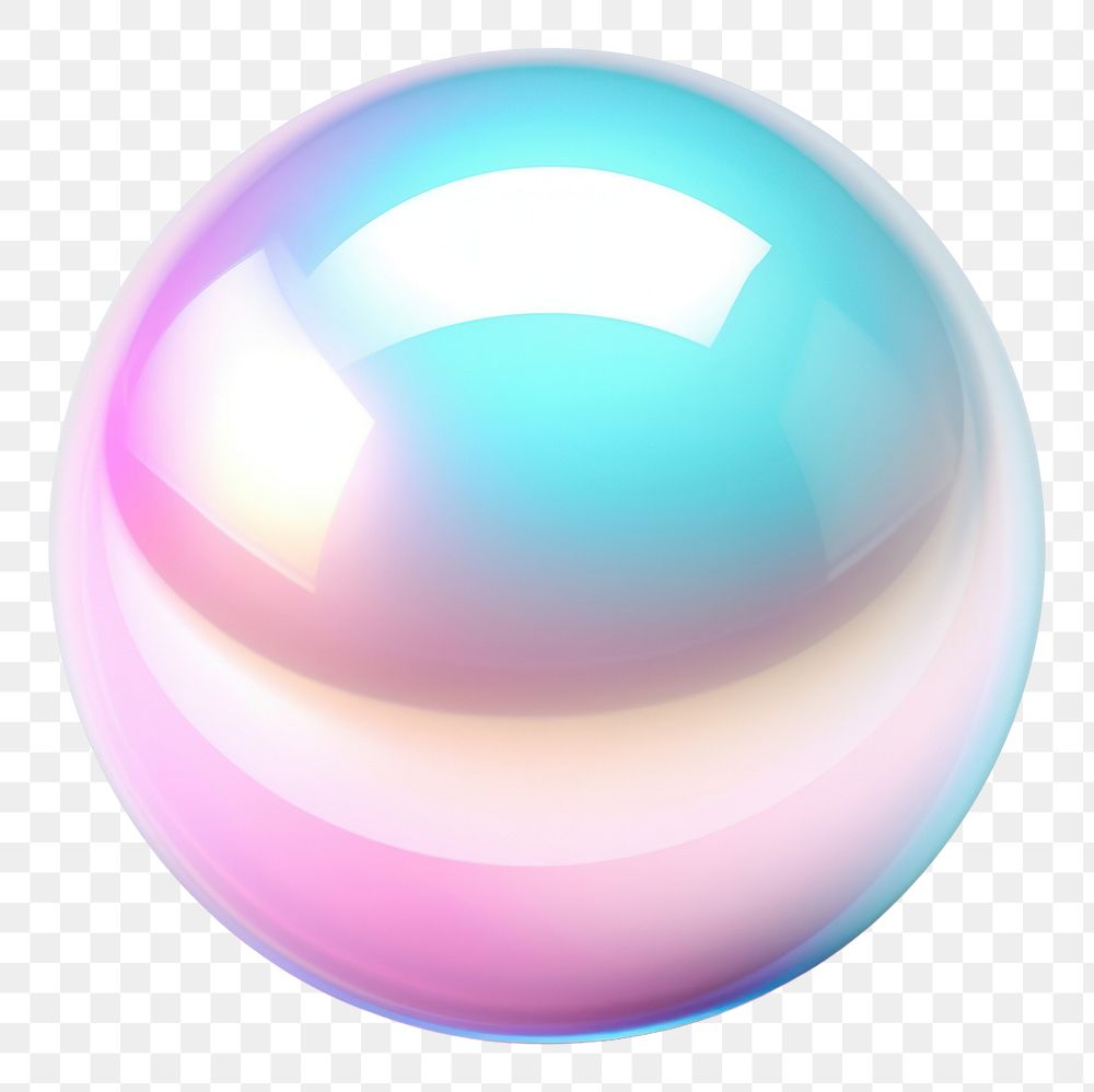 PNG Cute sphere white background refraction simplicity.