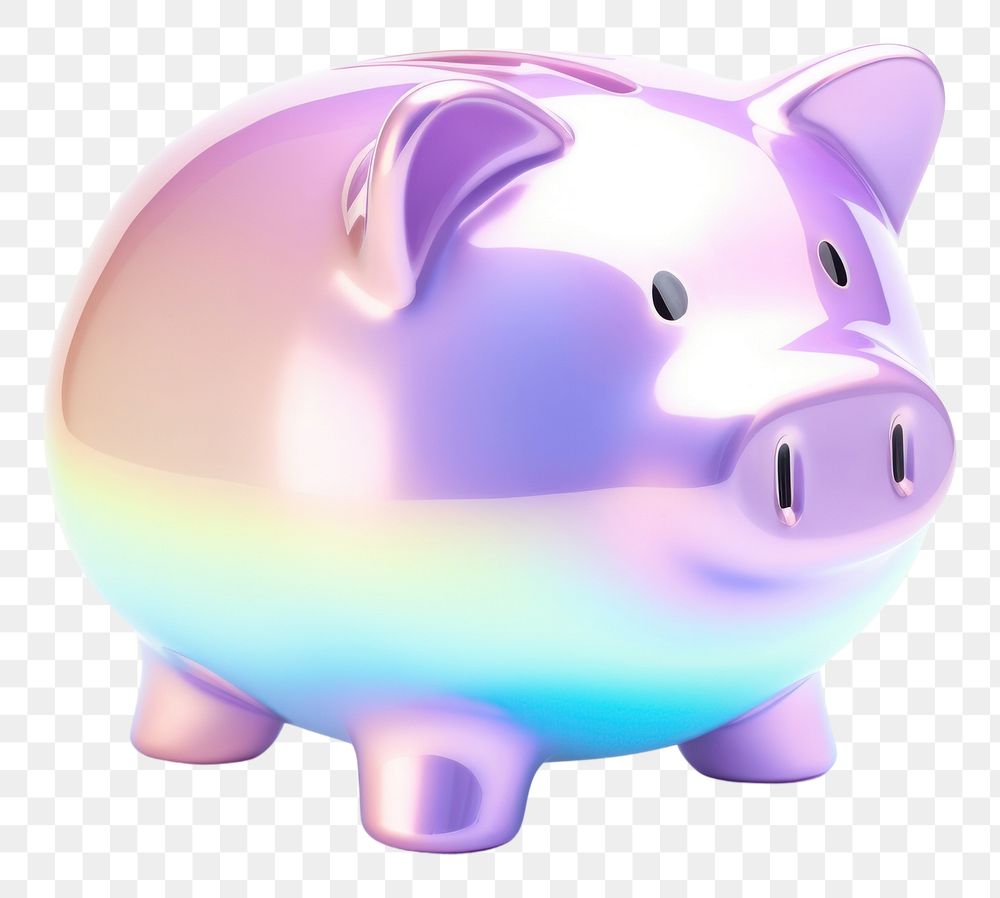 PNG Cute piggy bank mammal white background investment.