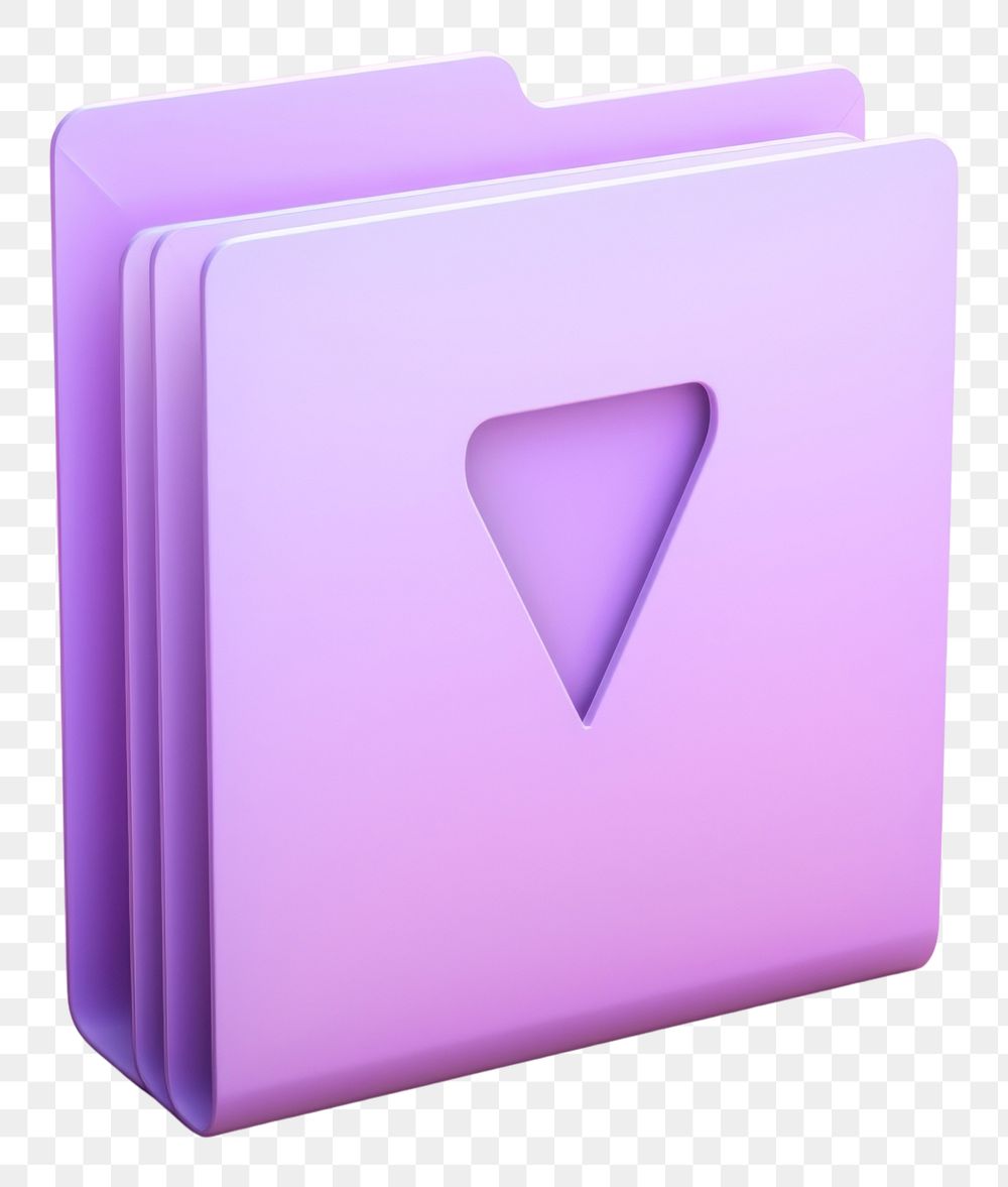 PNG Folder circle purple violet.