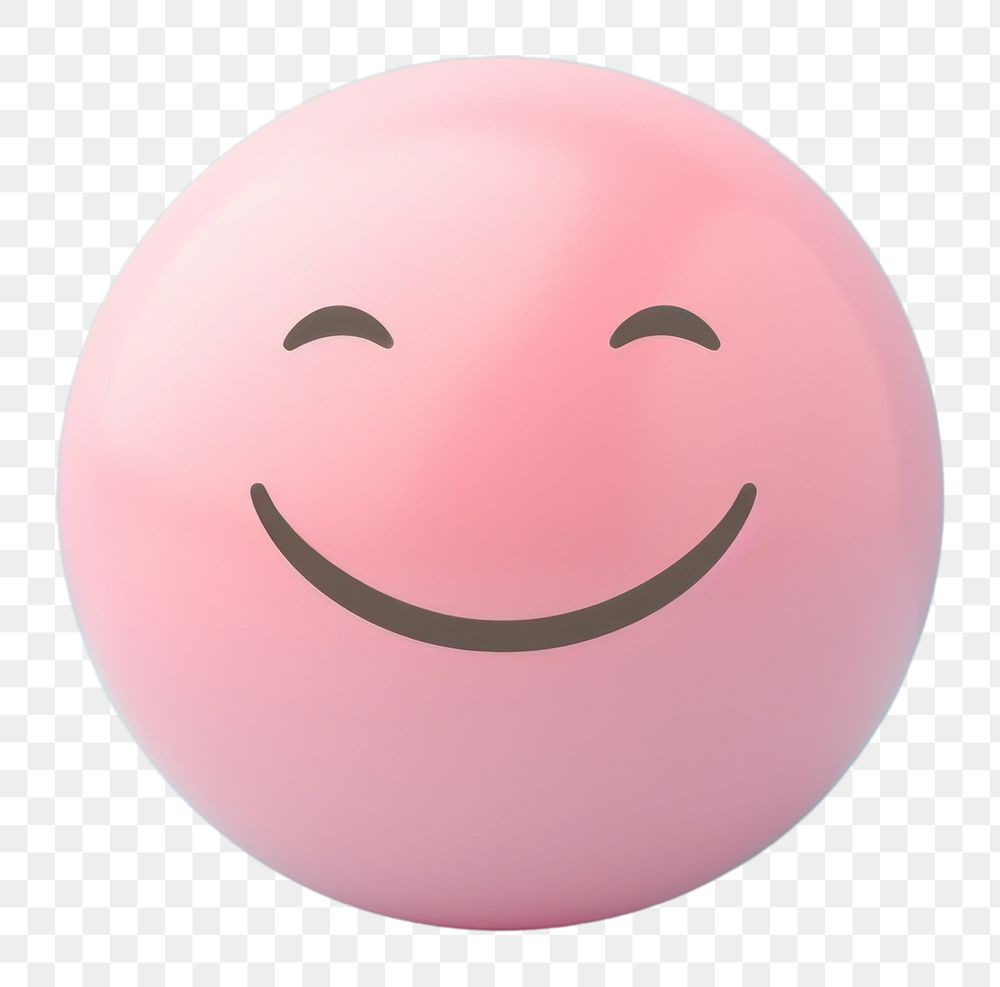 PNG Smile emoji anthropomorphic representation celebration.