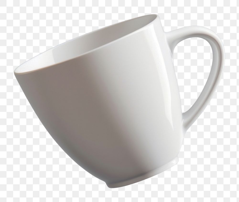 PNG Coffee cup mockup porcelain drink mug.